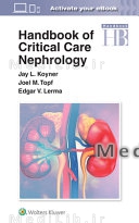 Handbook of Critical Care Nephrology