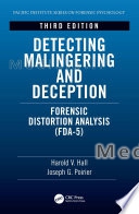 Detecting Malingering and Deception