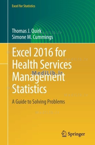 Excel 2016 for Health Services Management Statistics